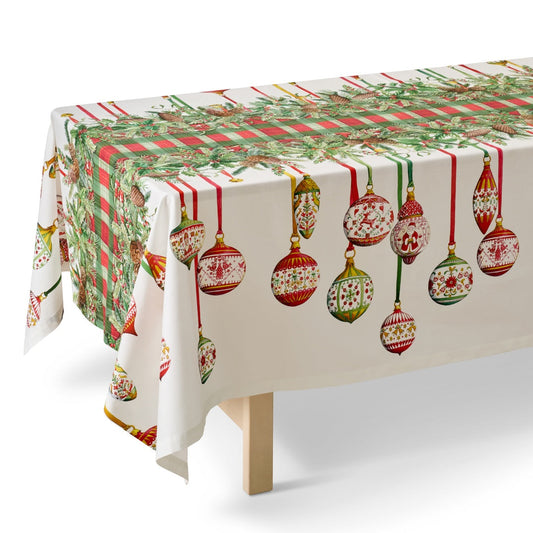 Christmas Ornaments Tablecloth